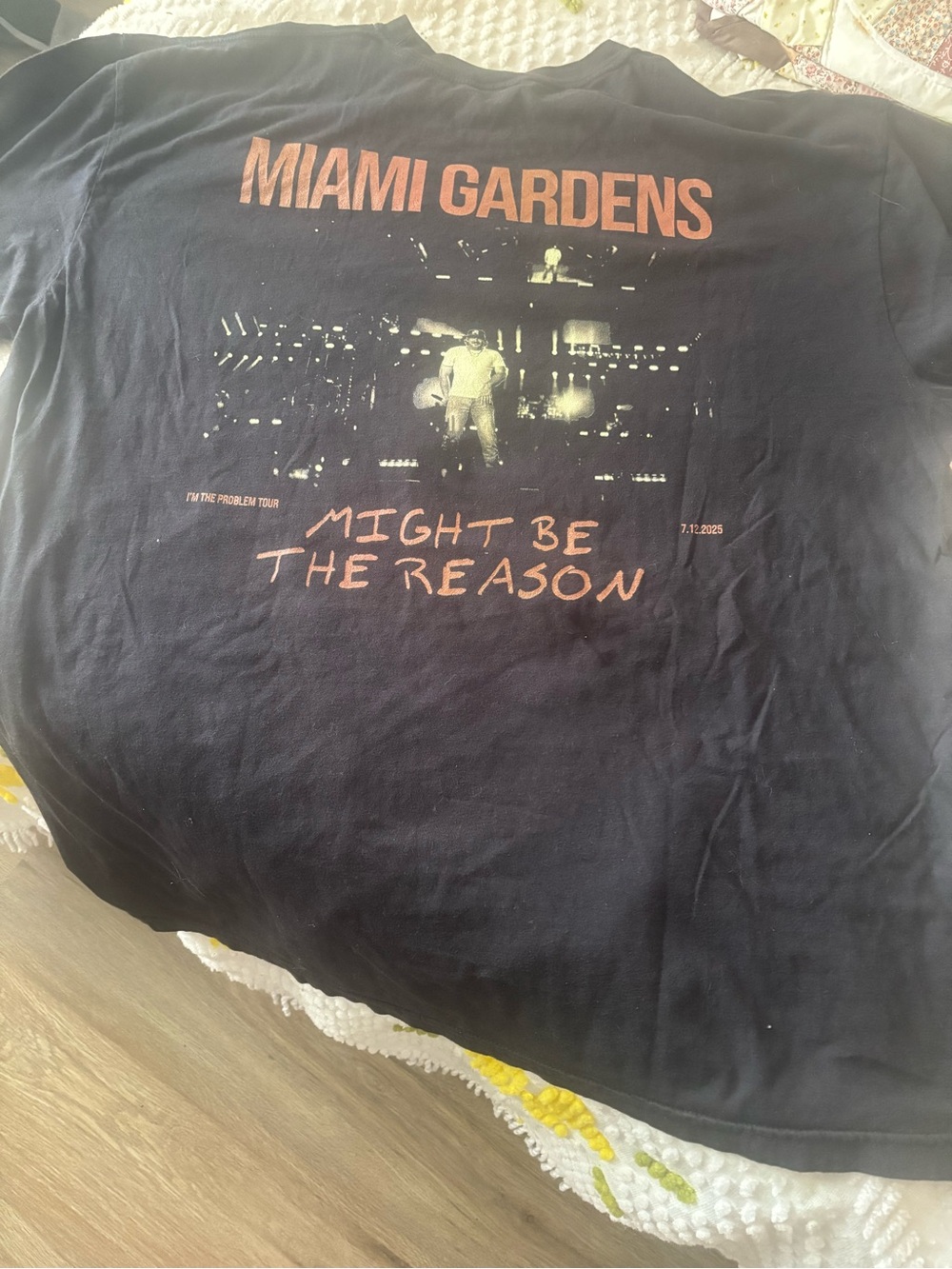 Miami Gardens 'Might Be The Reason' Graphic Tee - Black